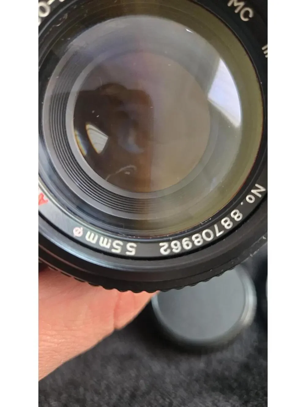 Minolta SLR 35mm Film Camera with Lens, Flash, and Carrying Case